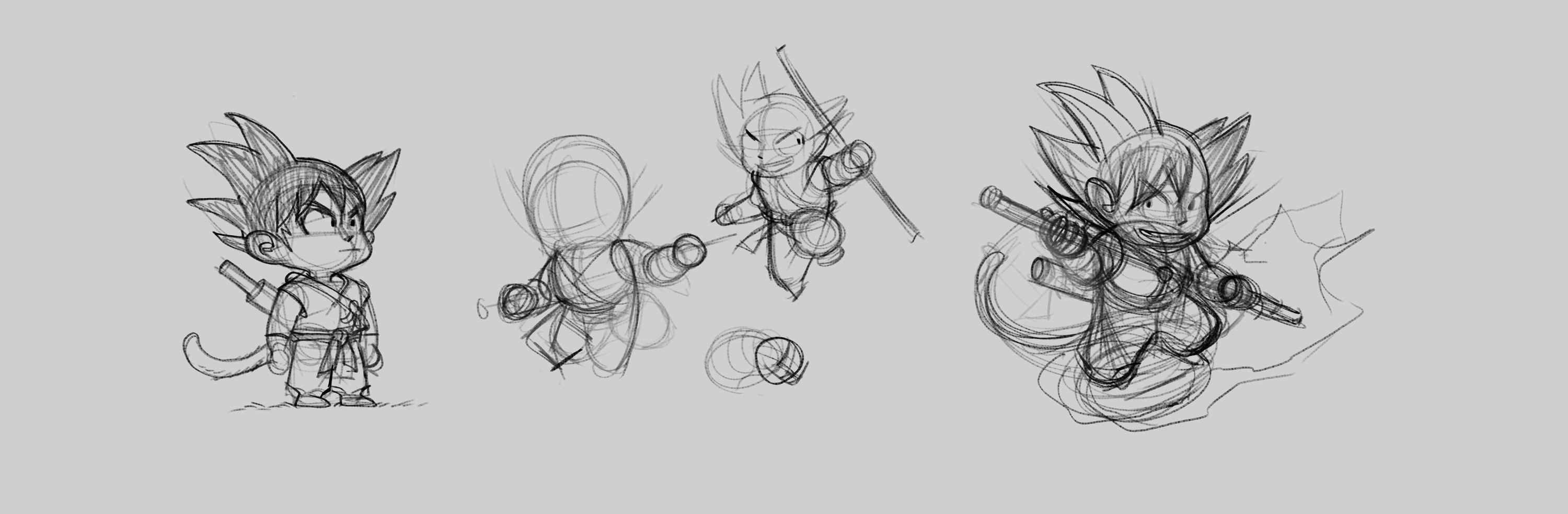 Hero artwork - 1w-KidGoku-Sketches
