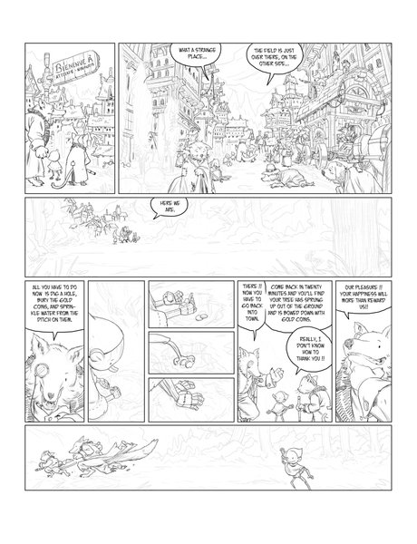 Full Comic Page Process