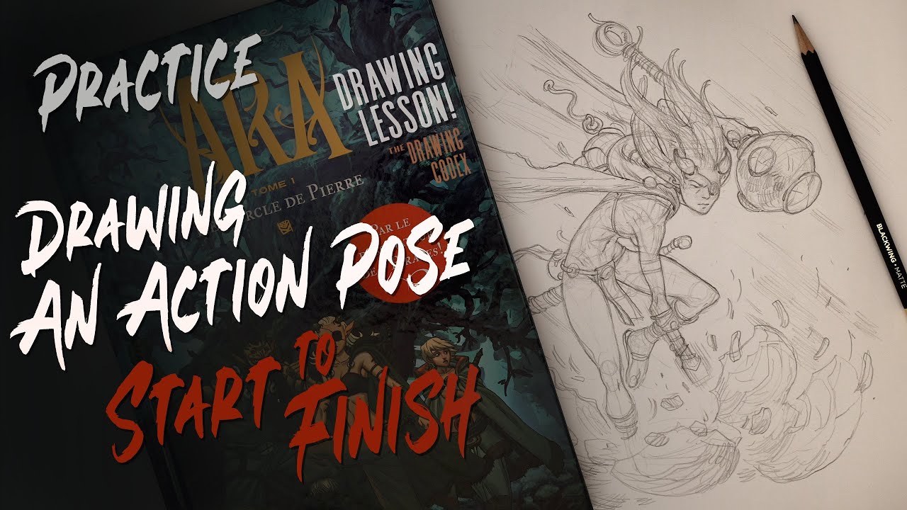Practice Drawing An Action Pose