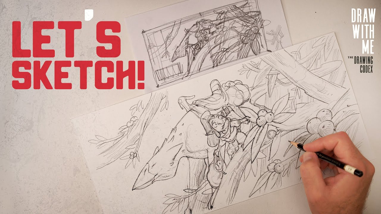 Draw a Tree Goblin - Storybook Illustration from Thumbnail to Finish