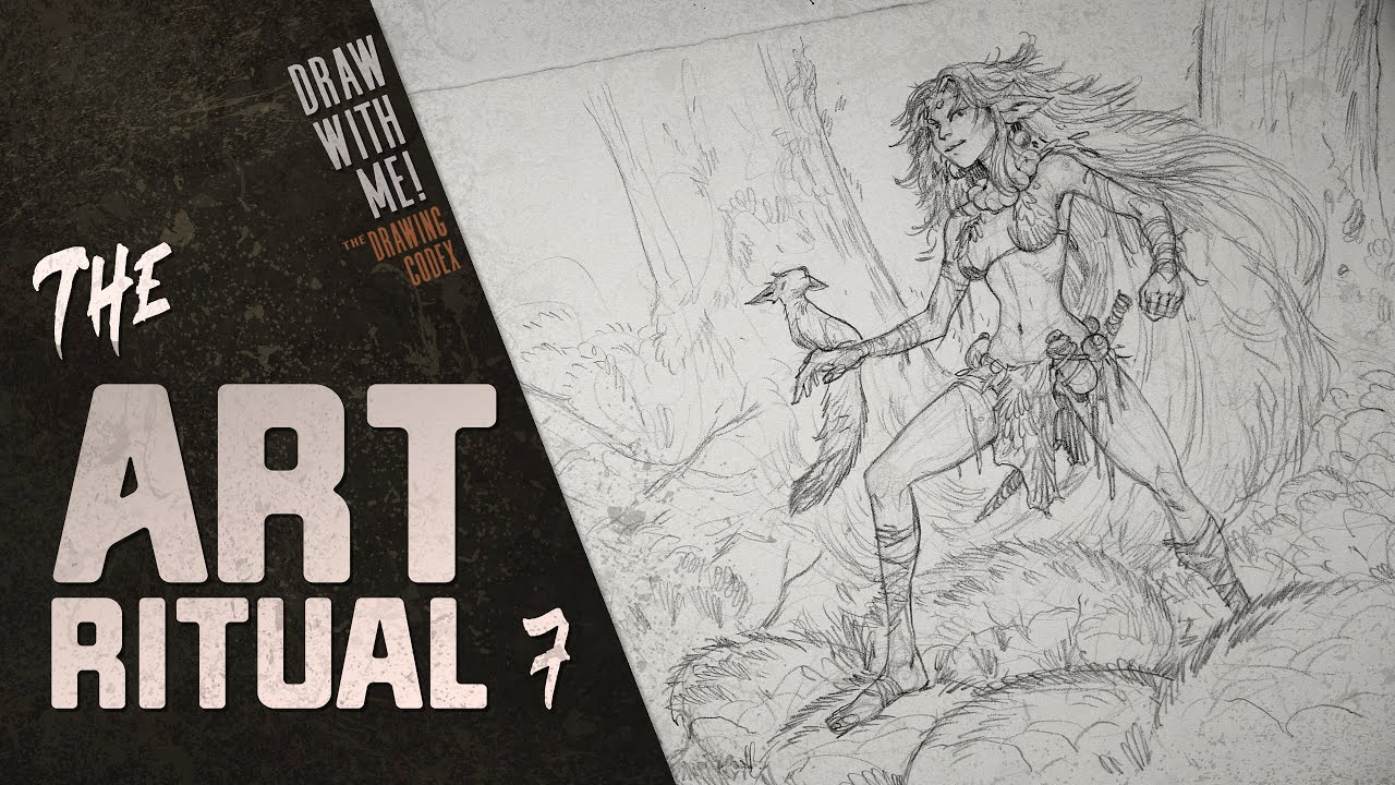 Draw With Me - Forest Elf Sketching Session