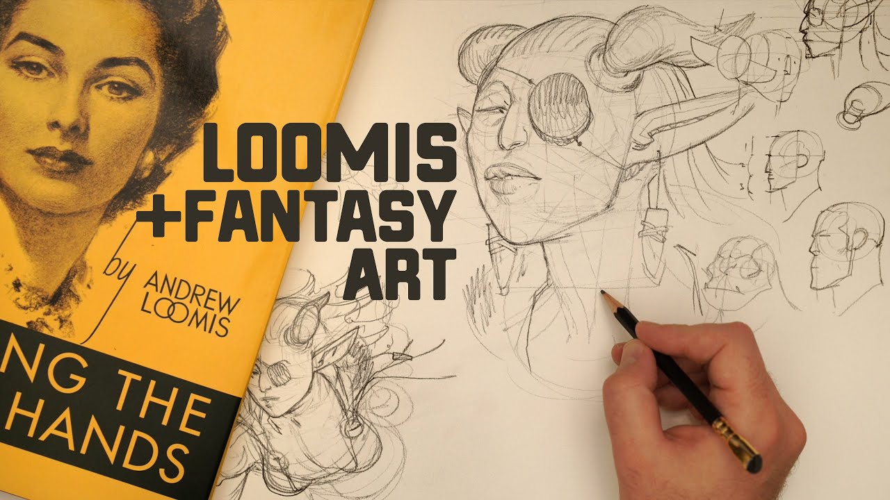 Drawing Fantasy Characters with Head Construction
