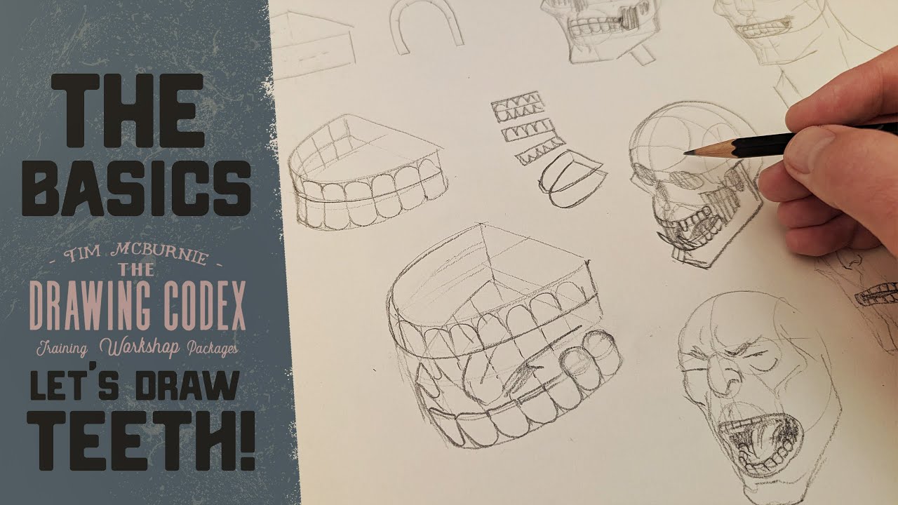 How To Draw Teeth - The Basics