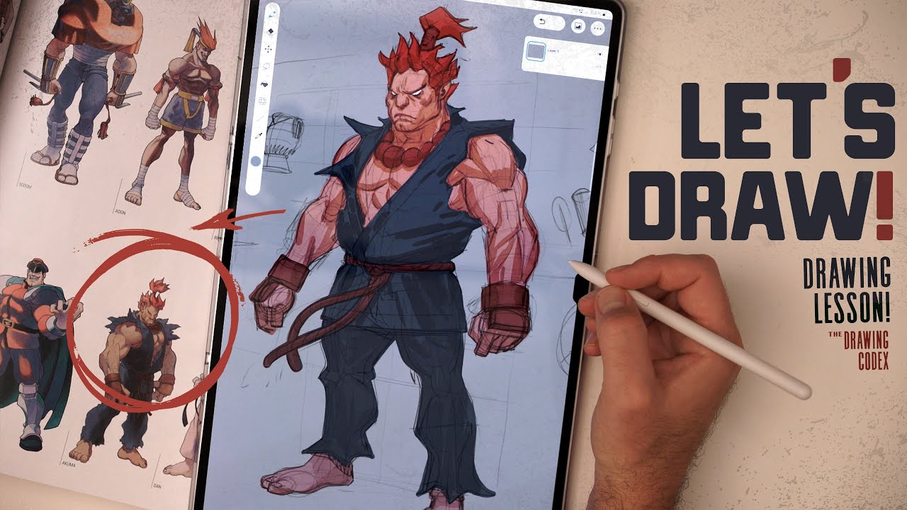 Learning To Draw Akuma!