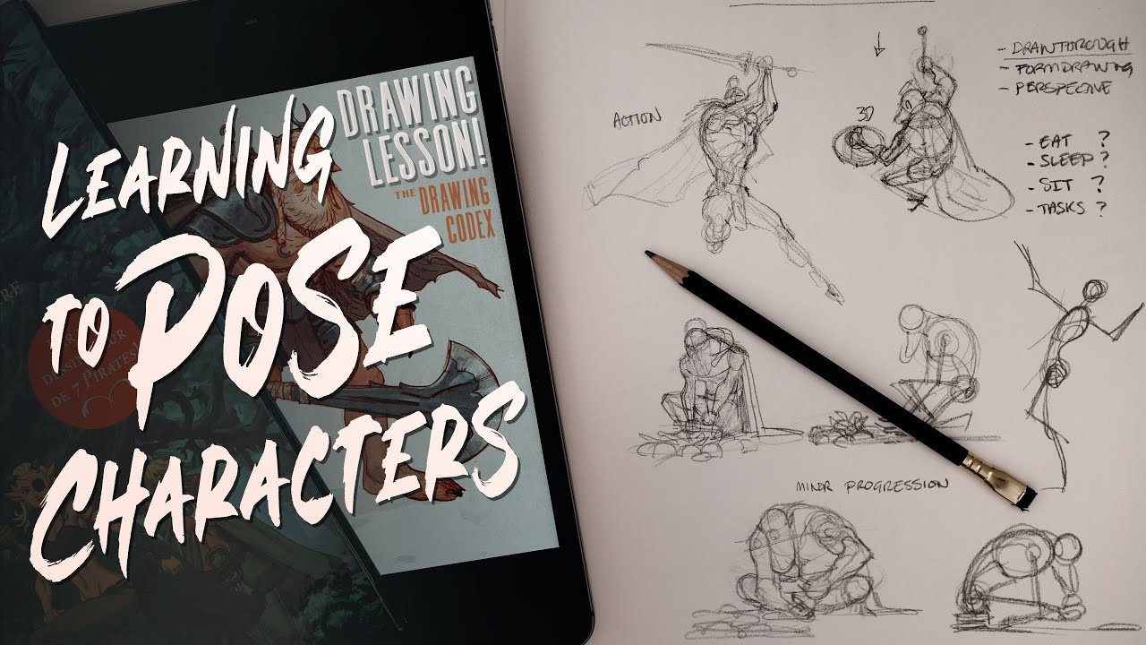 Learning to Pose Your Character Drawings