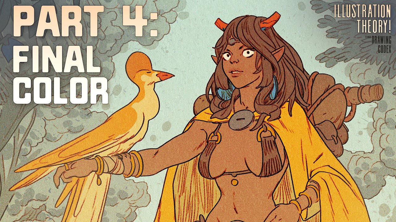 Professional Line and Color Process - Cover Illustration Color