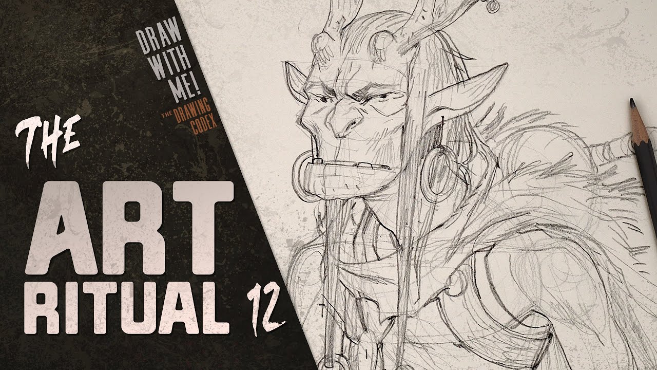 Quick Warm Up Sketch - Fantasy Character