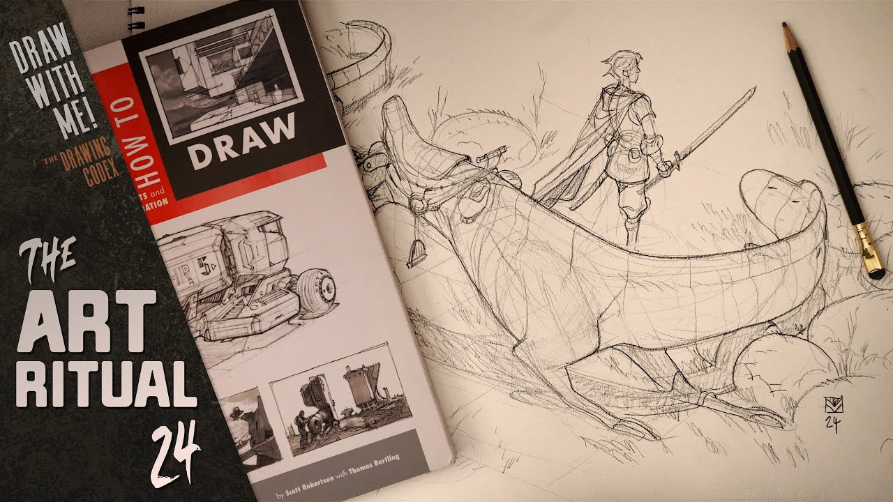 Sketch Fantasy Creatures and Talk Technical Perspective