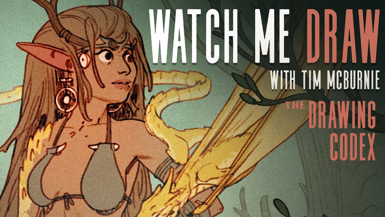 Watch Me Draw This Dragon Girl Character