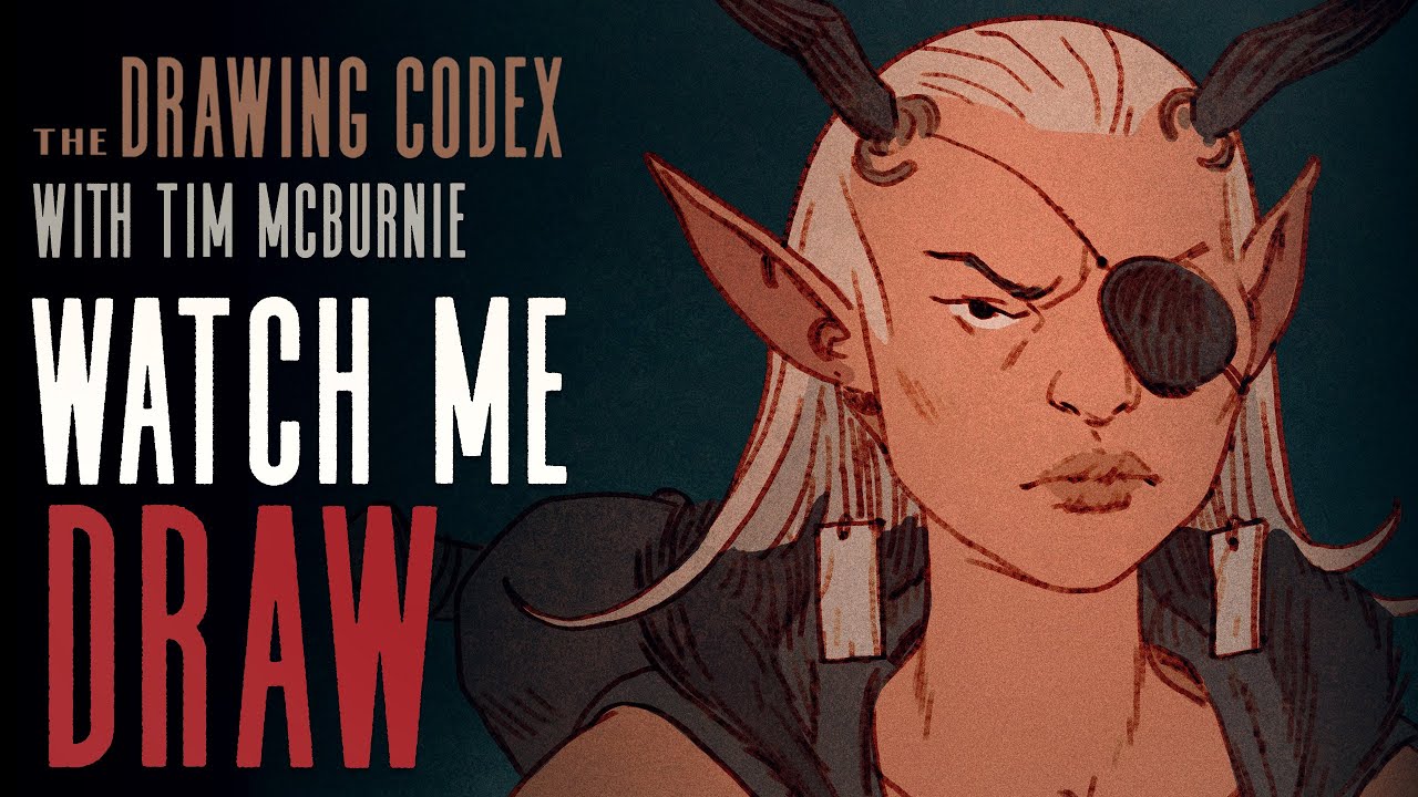 Draw a Fantasy Elf Girl Portrait From Start to Finish